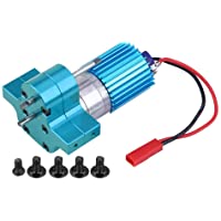 Dilwe Caja de Cambios RC- Cambio de Velocidad de la Caja de Engranajes de Metal con 370 Brush Motor para WPL 1633 RC Car…